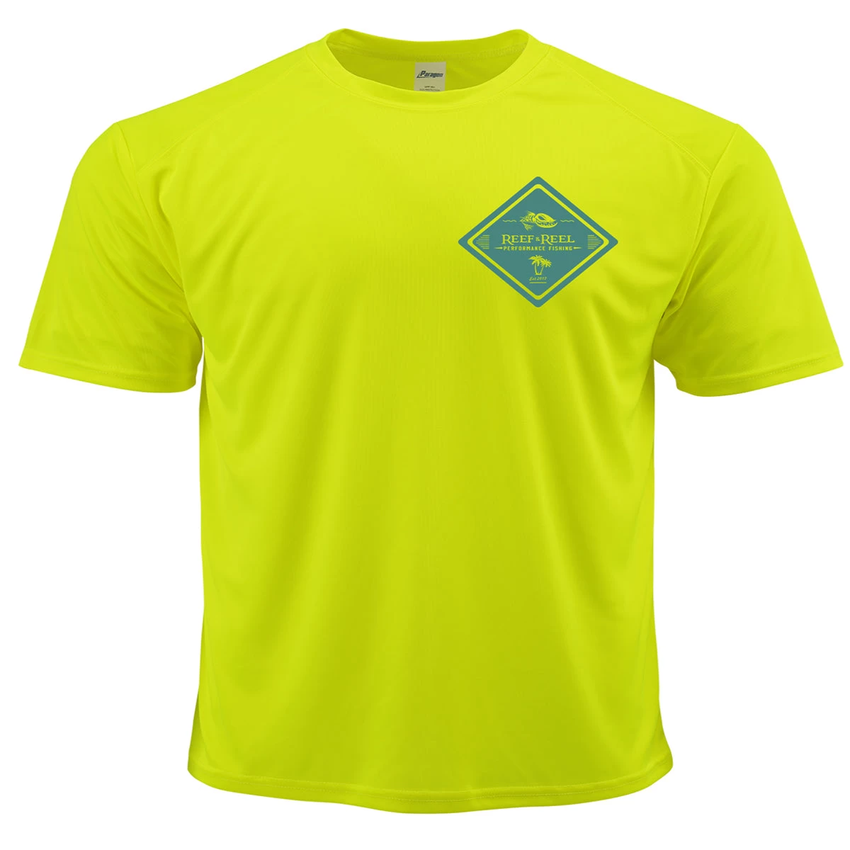 Reef & Reel Palm Tree Men's Short Sleeve Performance Shirt 6 Reef & Reel Palm Tree Men's Short Sleeve Performance Shirt - Image 4