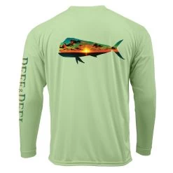 Reef & Reel Mahi Performance Long Sleeve Shirt -Professional Fishing Equipment Store 210LimeadeB