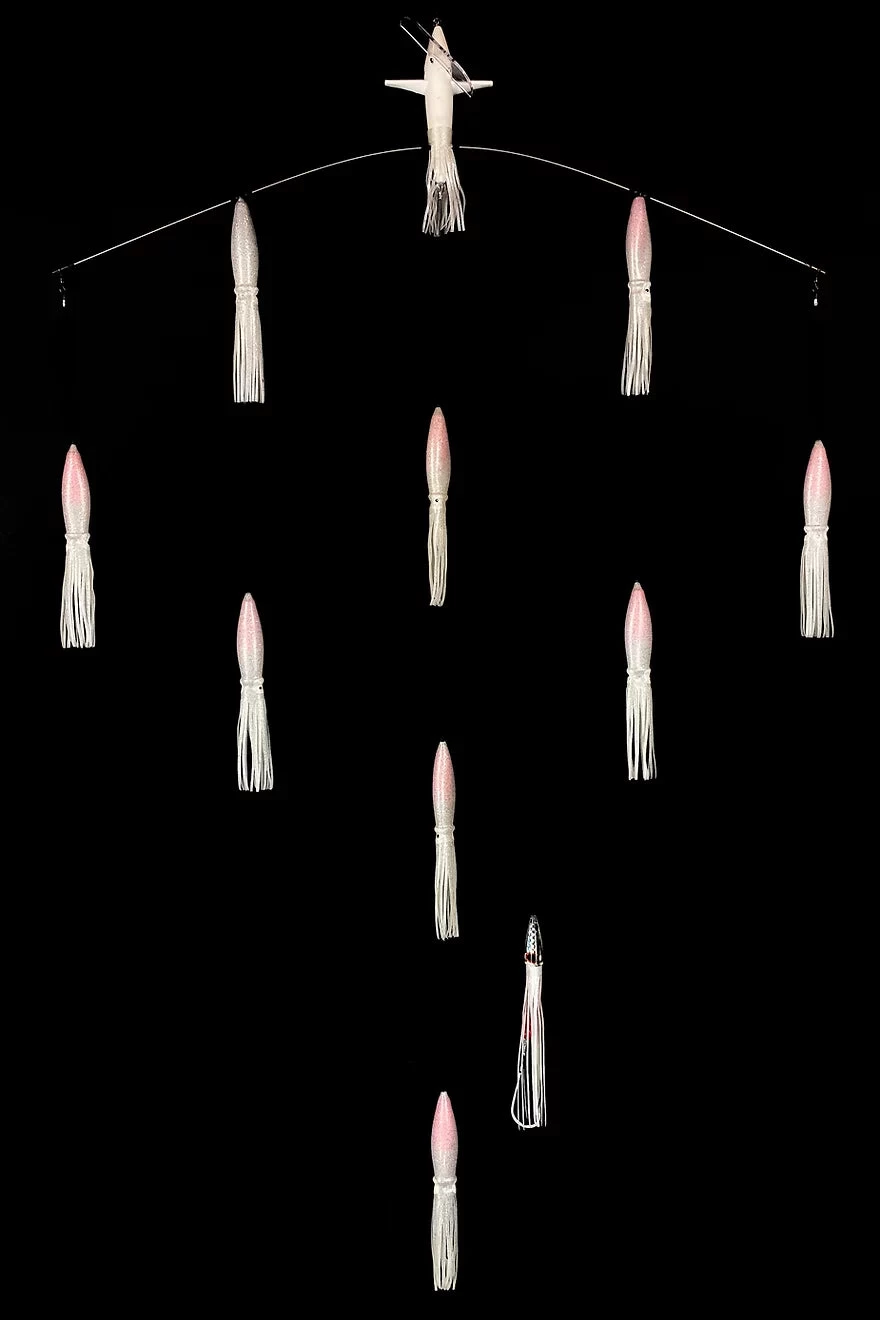 Sterling Tackle 36" Wide Tracker Spreader Bars - Bulb Squids 7 Sterling Tackle 36" Wide Tracker Spreader Bars - Bulb Squids - Image 5