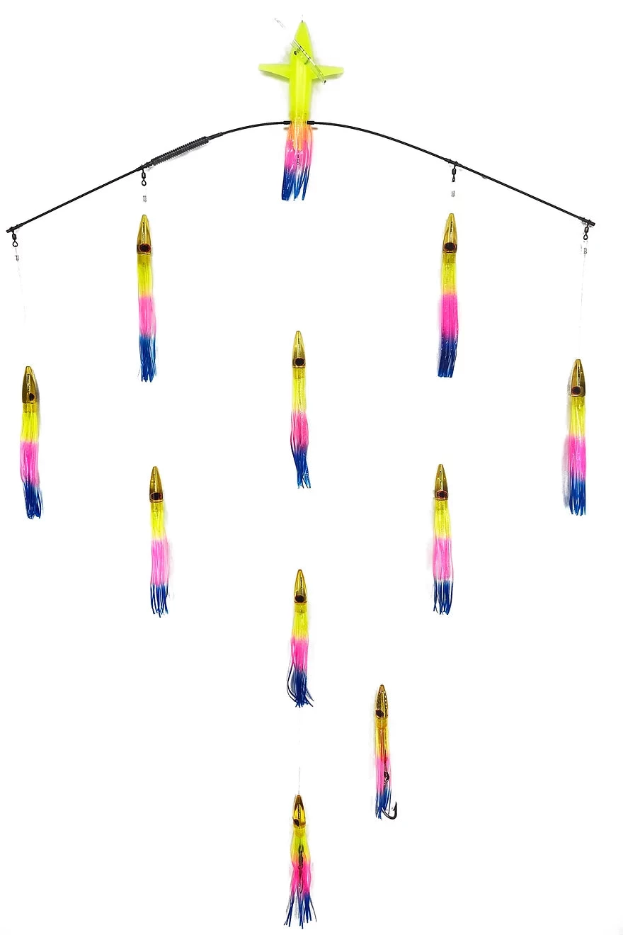 Sterling Tackle Wide Tracker Spreader Bars - 9" Machines 3 Sterling Tackle Wide Tracker Spreader Bars - 9" Machines