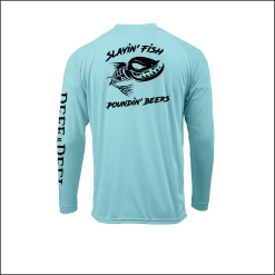 Reef & Reel Slayin' Fish ECO Series LS Performance Shirt -Professional Fishing Equipment Store AQUA1