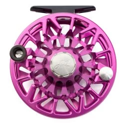 Abel SDS (Sealed Drag Salt) Fly Reels -Professional Fishing Equipment Store AbelSDS78PinkFront