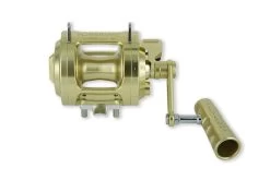 Alutecnos Albacore 1-S Single Speed Conventional Reels 19 Alutecnos Albacore 1-S Single Speed Conventional Reels -Professional Fishing Equipment Store Albacore 30 narrow 1 speed Gold SAL03000a front