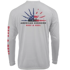 Reef & Reel American Sunshine Men's Long Sleeve Performance Shirt
