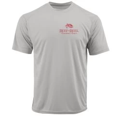 Reef & Reel American Sunshine Men's Short Sleeve Performance Shirt -Professional Fishing Equipment Store AmSunshineSS AlumFront