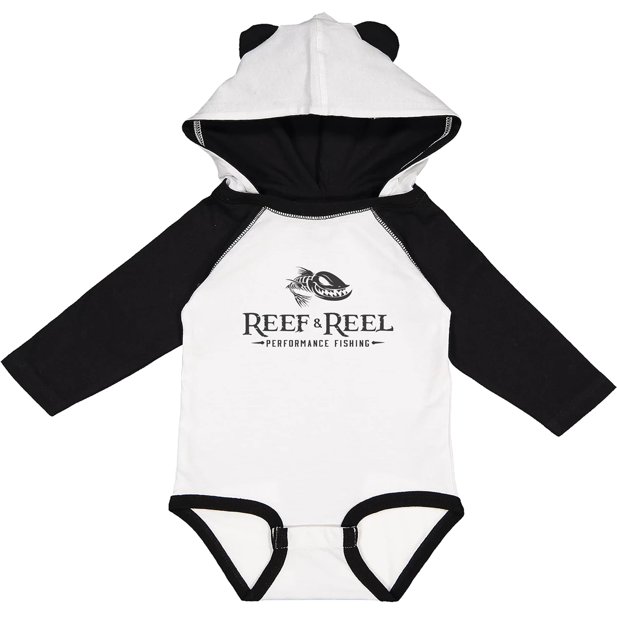 Reef & Reel Performance Fishing Infant Onesie With Ears 3 Reef & Reel Performance Fishing Infant Onesie With Ears