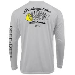 Reef & Reel Youth Performance Shirt Better With Lemon