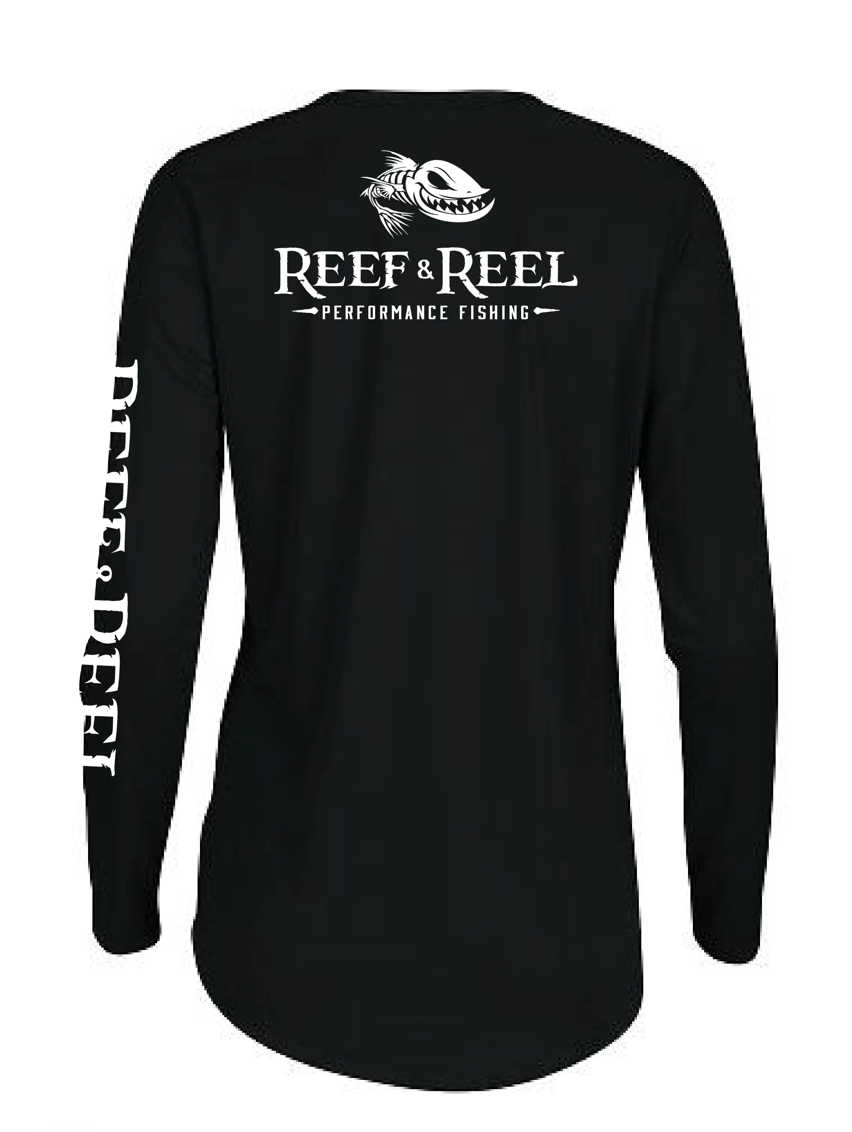 Reef & Reel Women's Floating Fish Back Womens Performance LS Shirt 8 Reef & Reel Women's Floating Fish Back Womens Performance LS Shirt - Image 6