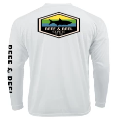 Reef & Reel Striped Tarpon ECO Series Men's Long Sleeve Performance Shirt