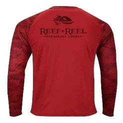 Reef & Reel Floating Fish Camo Sleeve Pro Series Performance Shirt 13 Reef & Reel Floating Fish Camo Sleeve Pro Series Performance Shirt -Professional Fishing Equipment Store CamoFF redback