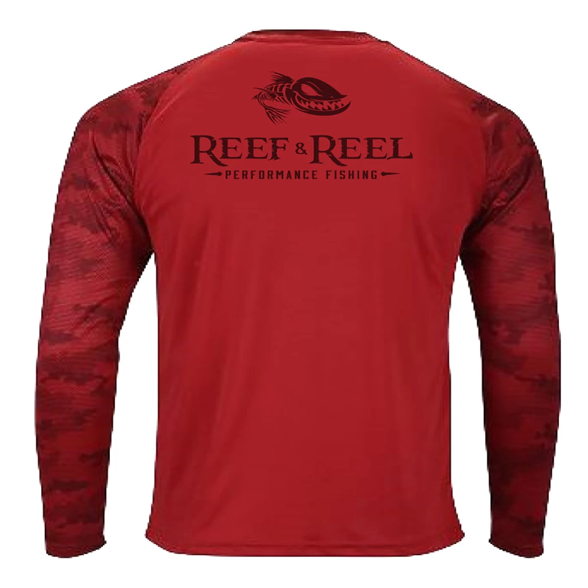 Reef & Reel Floating Fish Camo Sleeve Pro Series Performance Shirt 7 Reef & Reel Floating Fish Camo Sleeve Pro Series Performance Shirt - Image 5
