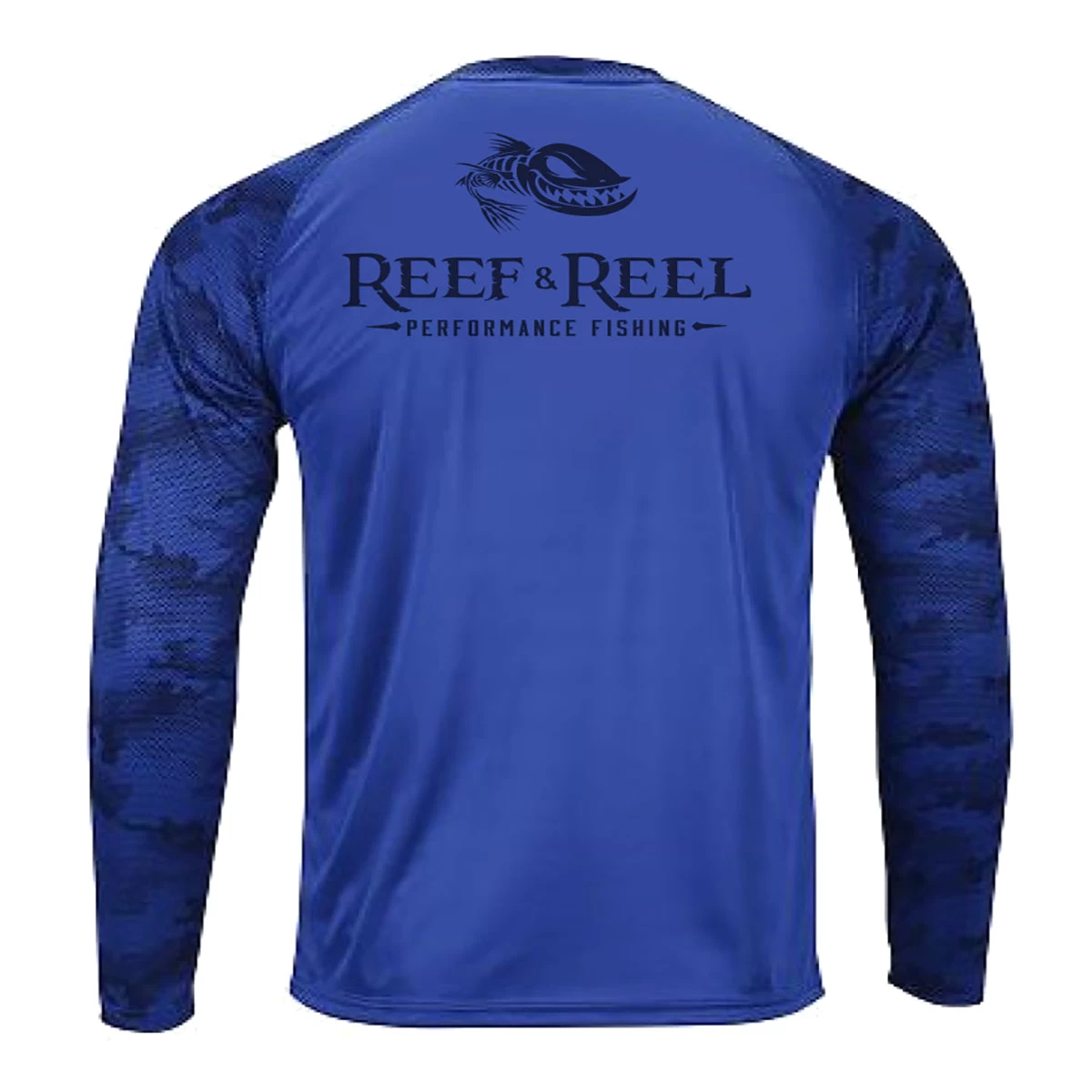Reef & Reel Floating Fish Camo Sleeve Pro Series Performance Shirt 8 Reef & Reel Floating Fish Camo Sleeve Pro Series Performance Shirt - Image 6