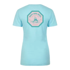 Reef & Reel Women's Retro Sailfish Short Sleeve Performance Shirt