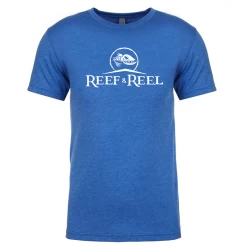 Reef & Reel Classic Logo Men's Tri-Blend Short Sleeve T-Shirt 15 Reef & Reel Classic Logo Men's Tri-Blend Short Sleeve T-Shirt -Professional Fishing Equipment Store Classic Logo Royal