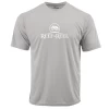 Reef & Reel Classic Logo Men's Short Sleeve Performance Shirt -Professional Fishing Equipment Store Classic Logo SS Aluminum