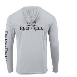 Reef & Reel Performance Fishing Men's Classic Logo Performance Hoodie 12 Reef & Reel Performance Fishing Men's Classic Logo Performance Hoodie -Professional Fishing Equipment Store ClassicLogoHoodie Aluminum