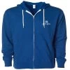 Reef & Reel Embroidered Zip Hooded Fleece 1 Reef & Reel Embroidered Zip Hooded Fleece -Professional Fishing Equipment Store Cobalt