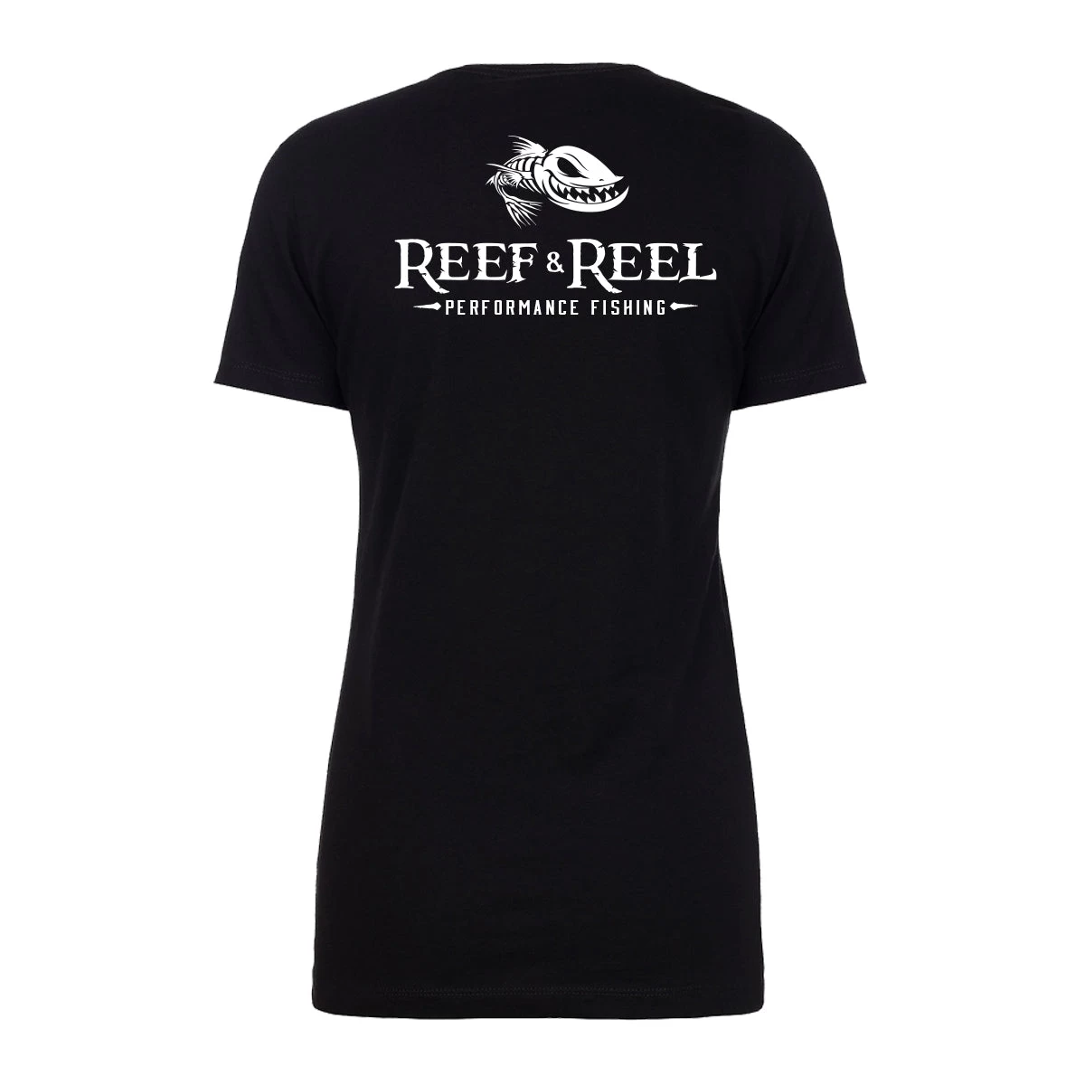Reef & Reel Women's Fish On Back Tri Blend T-shirt 5 Reef & Reel Women's Fish On Back Tri Blend T-shirt - Image 3