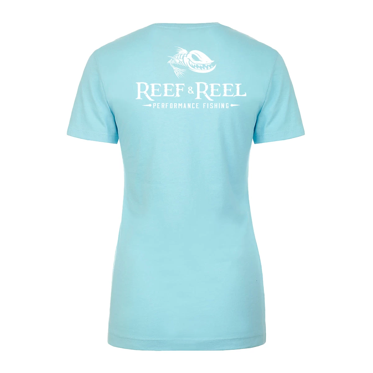 Reef & Reel Women's Fish On Back Tri Blend T-shirt 6 Reef & Reel Women's Fish On Back Tri Blend T-shirt - Image 4