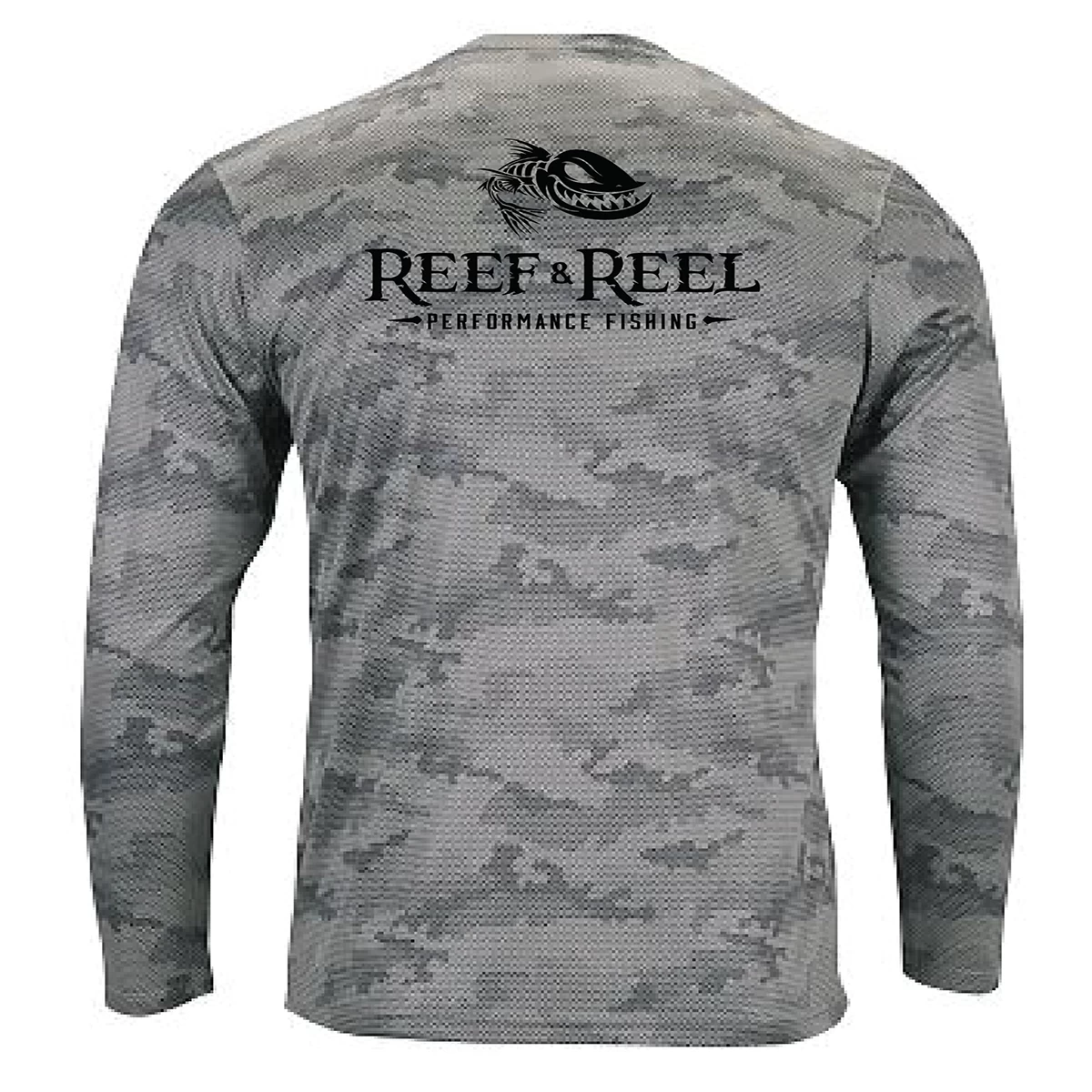 Reef & Reel Floating Fish Full Camo Pro Performance Shirt 5 Reef & Reel Floating Fish Full Camo Pro Performance Shirt - Image 3