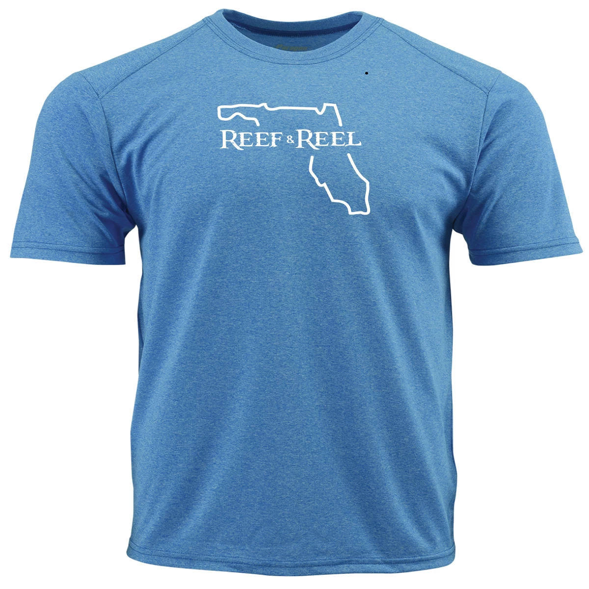 Reef & Reel Florida Outline Tri-Blend Men's Short Sleeve T-Shirt 5 Reef & Reel Florida Outline Tri-Blend Men's Short Sleeve T-Shirt - Image 3