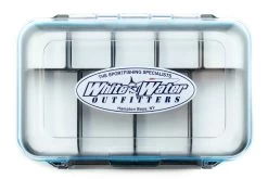 White Water Magnetic + Foam Slot Double-Sided Waterproof Fly Boxes -Professional Fishing Equipment Store FlyBoxMagneticMediumFront