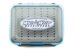 White Water Double-Sided Foam Slot Waterproof Fly Boxes -Professional Fishing Equipment Store FlyBoxMediumFront