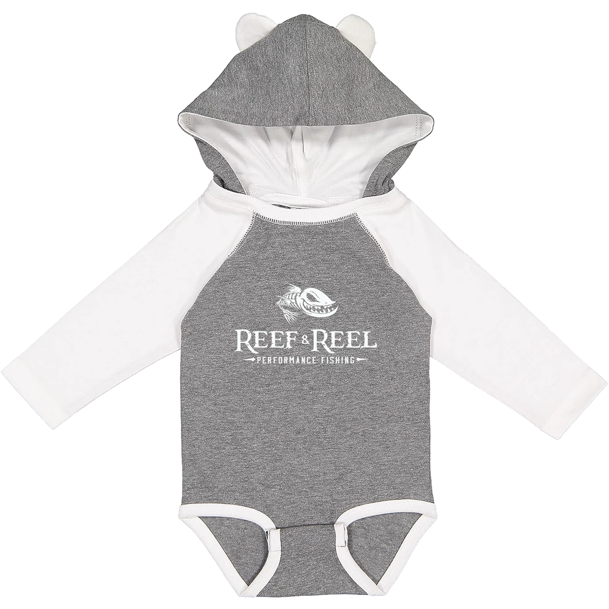 Reef & Reel Performance Fishing Infant Onesie With Ears 4 Reef & Reel Performance Fishing Infant Onesie With Ears - Image 2
