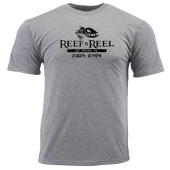 Reef & Reel Coordinates TriBlend T-Shirt 9 Reef & Reel Coordinates TriBlend T-Shirt -Professional Fishing Equipment Store HeatherGrey