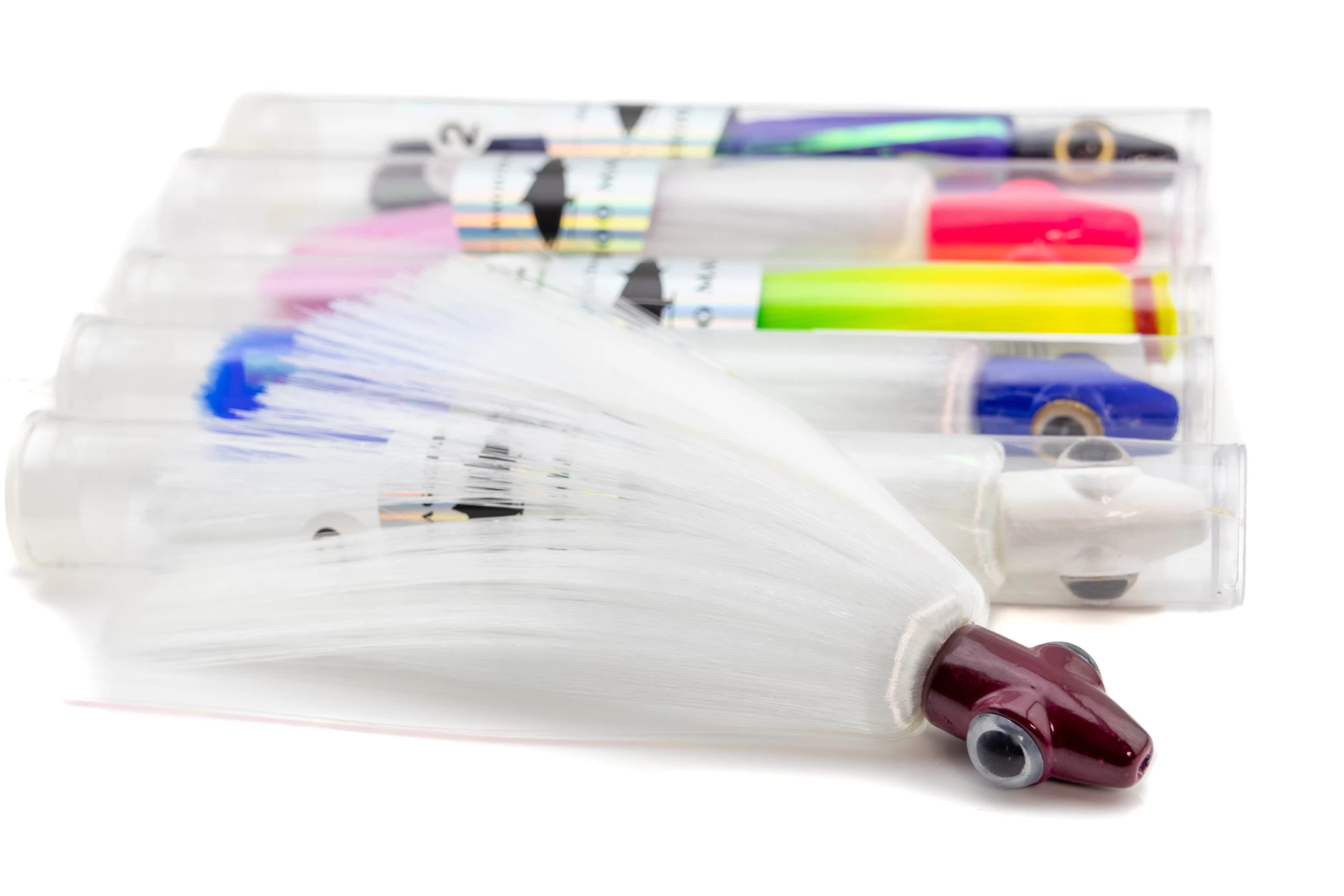 Magictail Hoo Magic Ballyhoo Skirt Lures - 1 Oz. 3 Magictail Hoo Magic Ballyhoo Skirt Lures - 1 Oz.