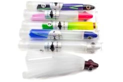 Magictail Hoo Magic Ballyhoo Skirt Lures - 3.5 Oz. 7 Magictail Hoo Magic Ballyhoo Skirt Lures - 3.5 Oz. -Professional Fishing Equipment Store HooMagicGroupTopDown