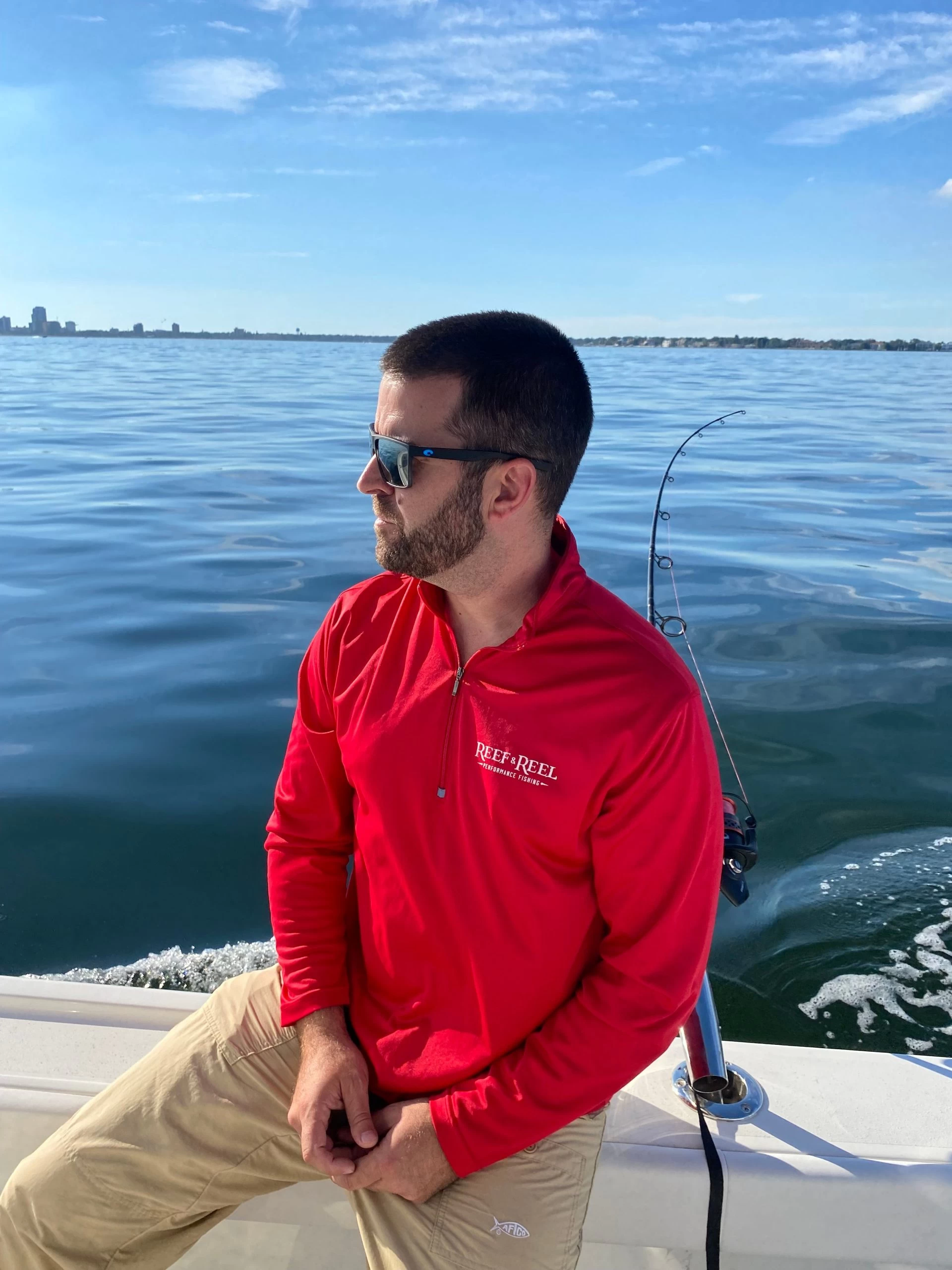 Reef & Reel Performance Fishing Men's 1/4 Zip Pullover 4 Reef & Reel Performance Fishing Men's 1/4 Zip Pullover - Image 2