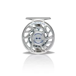 Hatch ICONIC Fly Reels -Professional Fishing Equipment Store Iconic3PlusReel ClearBlue LargeArbor Front