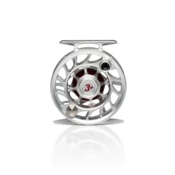 Hatch ICONIC Fly Reels -Professional Fishing Equipment Store Iconic3PlusReel ClearRed LargeArbor Back