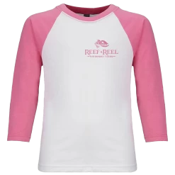 Reef & Reel Performance Fishing Youth 3/4 Raglan Shirt