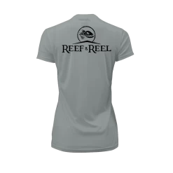 Reef & Reel Women's Logo Performance SS Shirt -Professional Fishing Equipment Store Logo SS Med Gray c3baa6dd ad89 40de 8d13 9e275eccd741