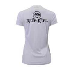 Reef & Reel Women's Logo Performance SS Shirt -Professional Fishing Equipment Store Logo SS White 524bc514 085e 476f ba37 34af257646e4