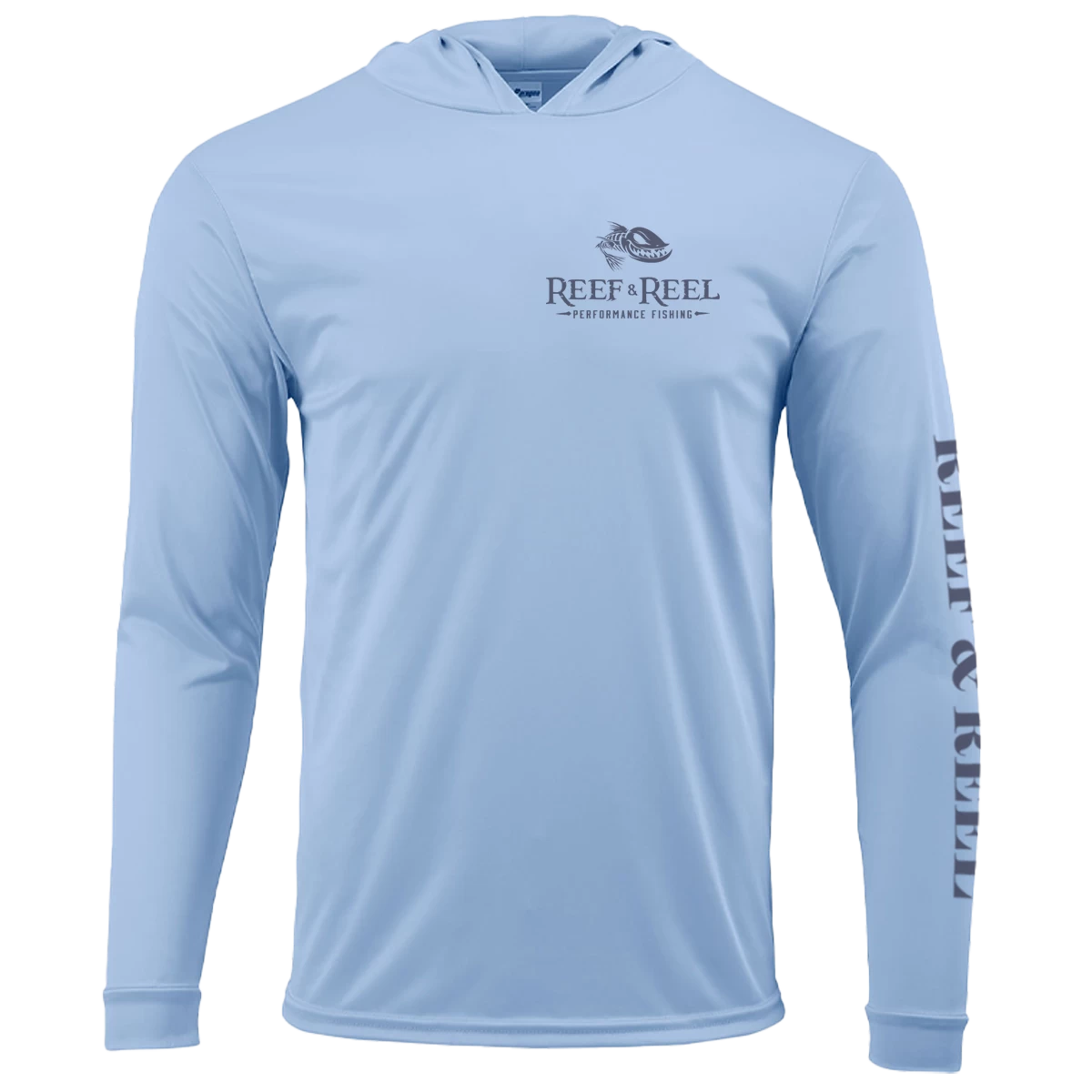 Reef & Reel American Made Men's Long Sleeve Performance Hoodie 4 Reef & Reel American Made Men's Long Sleeve Performance Hoodie - Image 2