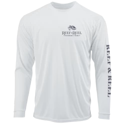 Reef & Reel American Made Men's Long Sleeve ECO Series Performance Shirt -Professional Fishing Equipment Store Made Wht LS FRNT Performance 831e93f6 36b5 47fb 8fb8 81a2e4e3e806