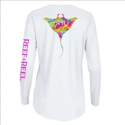 Reef & Reel Women's Manta Ray Performance LS Shirt 14 Reef & Reel Women's Manta Ray Performance LS Shirt -Professional Fishing Equipment Store Manta 20 20White