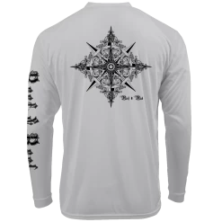 Reef & Reel Nautical Reef Performance Long Sleeve Shirt -Professional Fishing Equipment Store Nautical Reef Aluminum