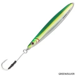 Shimano Butterfly Flatside Jigs -Professional Fishing Equipment Store P BUTTERFLY JIGS FLAT SIDE 15 Green Silver