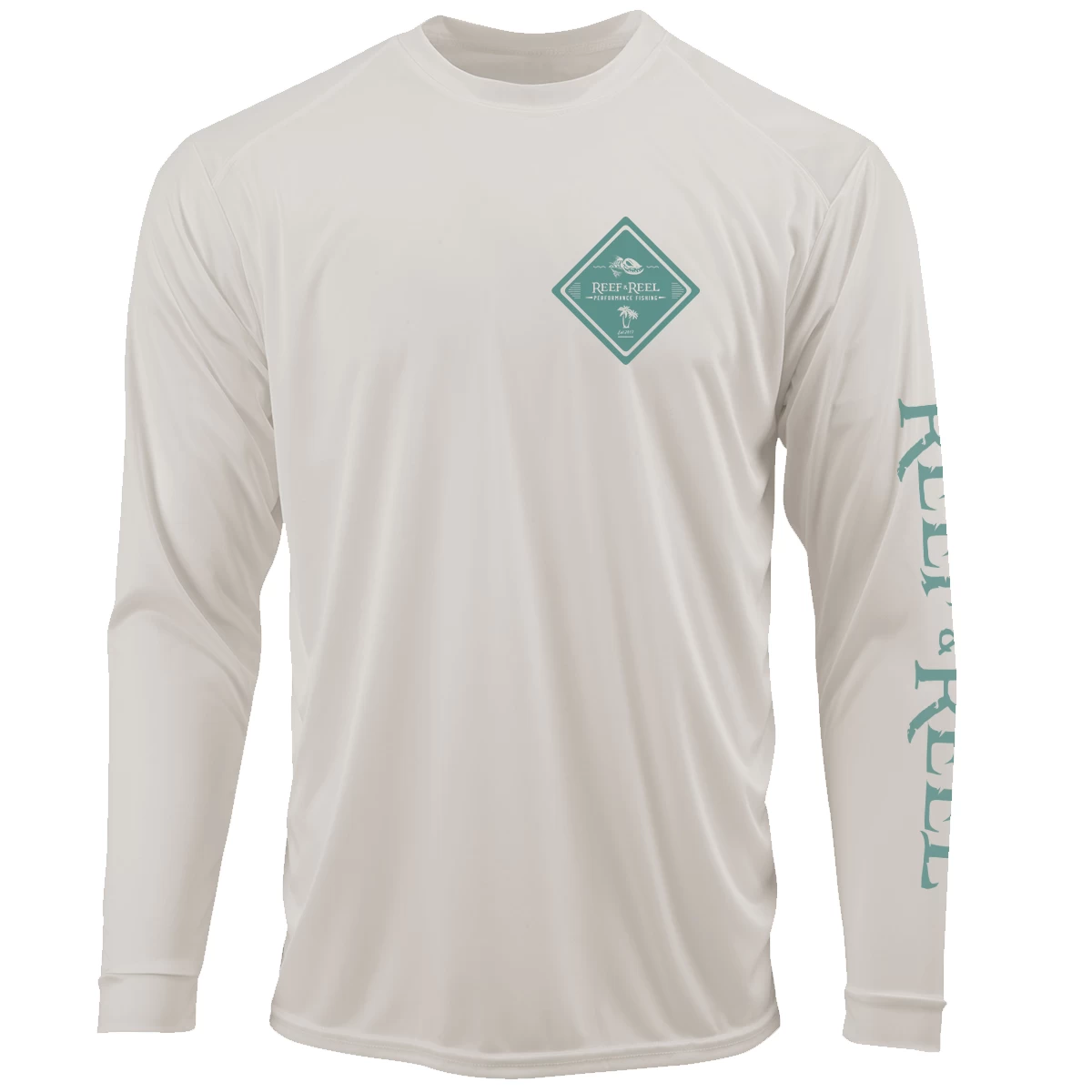 Reef & Reel Palm Tree Men's Long Sleeve Performance Shirt 4 Reef & Reel Palm Tree Men's Long Sleeve Performance Shirt - Image 2