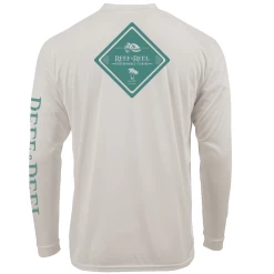 Reef & Reel Palm Tree Men's Long Sleeve Performance Shirt