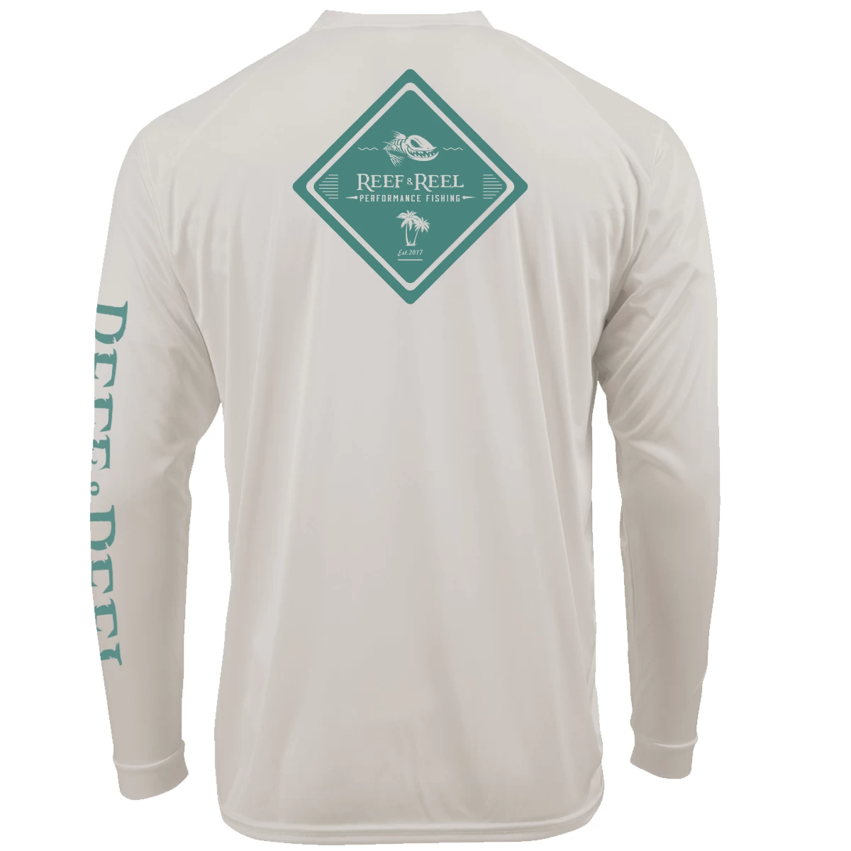 Reef & Reel Palm Tree Men's Long Sleeve Performance Shirt 3 Reef & Reel Palm Tree Men's Long Sleeve Performance Shirt