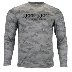 Reef & Reel Performance Fishing Full Camo Pro Performance Shirt