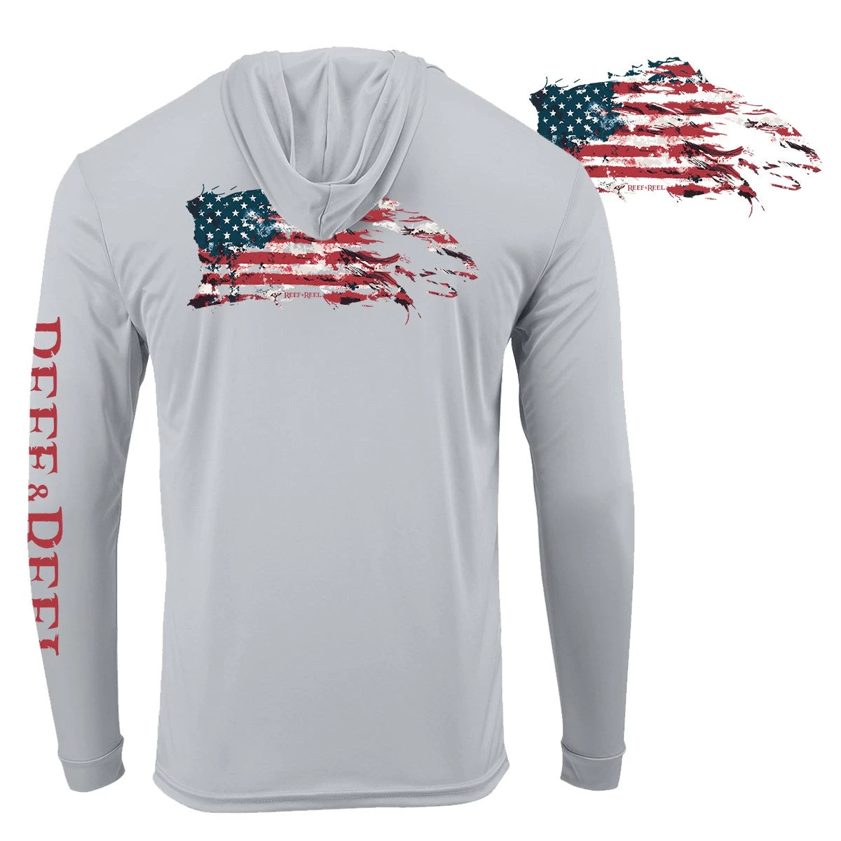 Reef & Reel Proud To Be A Fisherman Performance Hoodie 5 Reef & Reel Proud To Be A Fisherman Performance Hoodie - Image 3