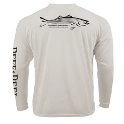 Reef & Reel Striper Performance Long Sleeve Shirt -Professional Fishing Equipment Store RS Sand Back