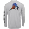 Reef & Reel Sailfish Long Sleeve Performance Shirt -Professional Fishing Equipment Store Sailfish Aluminum Back