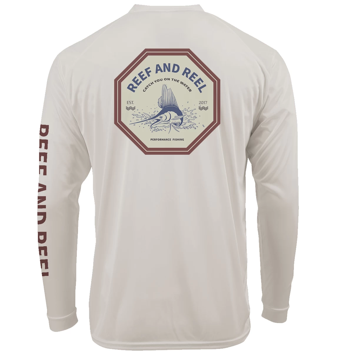 Reef & Reel Retro Sailfish Men's Long Sleeve Performance Shirt 3 Reef & Reel Retro Sailfish Men's Long Sleeve Performance Shirt